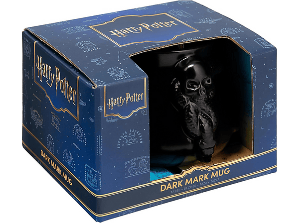 Taza - Paladone Harry Potter: Marca Tenebrosa, 400 ml, Negro