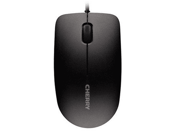 Ratón - CHERRY MC 1000 BLACK MOUSE 1200DPI