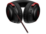 Auriculares gaming - HyperX Cloud III, Con cable, Audio espacial DTS®, Compatible PS5, XBOX Series X|S, Switch, Mac y móviles, Rojo