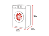 Lavadora secadora - Miele PowerWash WTI 360 WPM, 8 kg/5 kg, 1600 rpm, Autodosificación, Blanco