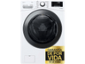 Lavadora carga frontal - LG F1P1CY2W, 17 kg, 1100 rpm, 14 Programas, Blanco Marfil