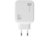 Cargador móvil - CellularLine ROLL, Retráctil, 65W, Tipo C, Universal, Blanco