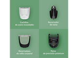 Afeitadora corporal - Philips MG9558/15, 15 Accesorios, 120 min Autonomía, Cara, Cabeza y Cuerpo, Peine-guía de precisión de alta calidad, Gris