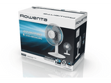 Ventilador de sobremesa - Rowenta VU2110 Essential, 28 W, 20 m³/min, 46 dB, 2 Niveles, Oscilante, Blanco