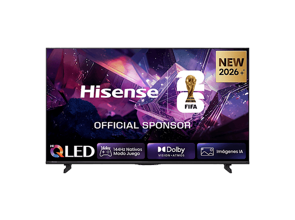 TV QLED 50" - Hisense 50E7S PRO, QLED 4K, 144Hz Nativos, Smooth Motion IA, HDR10+Gaming, Negro