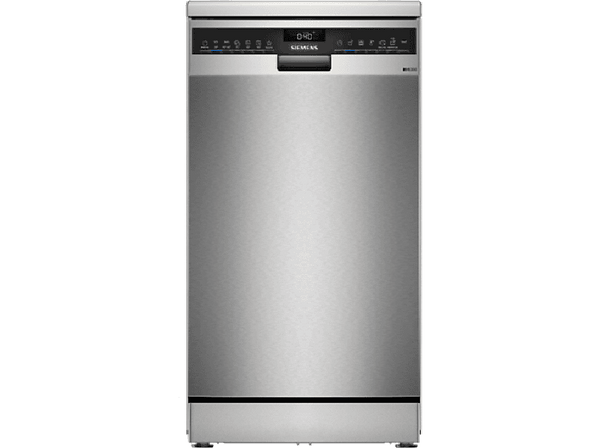 Lavavajillas - Siemens SR23EI24ME, Serie IQ300, 10 servicios, 6 programas, 45 cm, Vario Speed +, autoOpen dry, Acero antihuellas