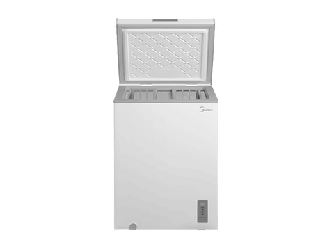 Congelador horizontal - Midea MDRC211FZE01, 143L, 85 cm Alto, Inverter, Fast Freezing, Control Electrónico, Blanco