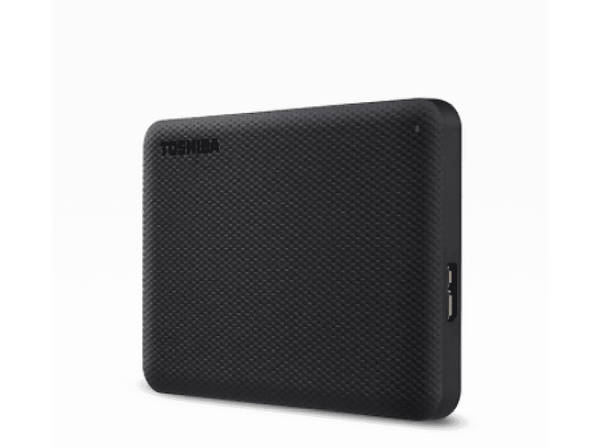 Disco duro externo 2 TB - Toshiba Canvio Advance, USB 3.2, Negro