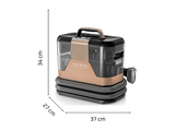 Aspiradora de tapicerías - Rowenta Clean It Hot & Cold IN7021, Limpiatapicerías, 1150 W, Succión de hasta 13 kPa, Limpieza en caliente y frío, Bronce