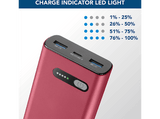 Powerbank - CellularLine FAST, 10000 mAh, 20W, USB-C, Rojo