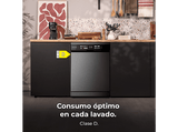 Lavavajillas - Cecotec Bolero Aguazero 6210 Dark D, 15 cubiertos, 14 programas, 60 cm, Tercera bandeja, Pantalla FullColor XXL, Dual Zone Wash, Grey