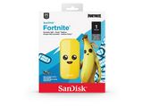 Disco duro SSD externo 1TB - Sandisk Fortnite® Portable SSD, edición Banano, Peely, Hasta 800 MB/s, USB 3.2, Amarillo