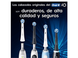 Recambio para cepillo dental - Oral-B iO Ultimate Clean, Pack De 8 Unidades, Blanco