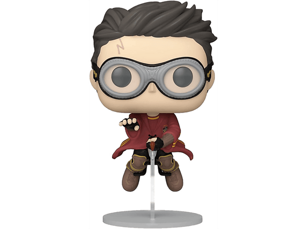 Figura Funko Pop! - Harry Potter Prisoner of Azkaban: Harry with Broom (Quidditch), 10 cm, Vinilo