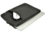 Funda portátil - ISY IST-1100-1-BK, 11, Tereftalato de polietileno reciclado, Para Portátiles de 10-11, Negro
