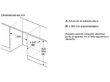 Nevera pequeña - Balay 3KUE037S, Cíclico, 82 cm, 134 l, Home Connect, Luz Led, Sin panelar
