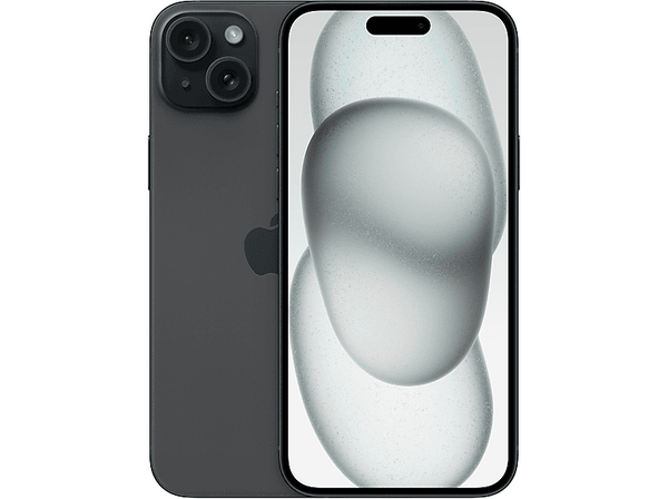 Apple iPhone 15 Plus, Negro, 128 GB, 5G, 6.7 " Pantalla Super Retina XDR, Chip A16 Bionic, iOS