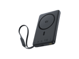 Powerbank - Baseus PicoGo AM52, 10000 mAh, Cable Tipo-C, 45W, Compatible con MagSafe, Carga rápida magnética Qi2.2, Negro