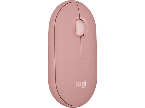 Ratón inalámbrico - Logitech Pebble 2 M350S, Inalámbrico, Multidispositivo, 4000 ppp, Rosa