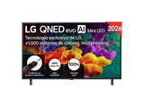 TV QNED Mini LED 50 - LG 50QNED85B6B, UHD 4K, Procesador Inteligente α8 AI Processor 4K Gen3, Smart TV, DVB-T2 (H.265), Negro
