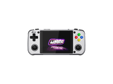 Consola retro portátil - Unico Pocket NeoGeo Gray, 4 LCD IPS, 40 juegos, 2 altavoces, USB-C, Gris