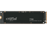 Disco duro SSD interno 2 TB - Crucial T700, Interno, Vel. lectura  hasta 12400 MB/s, Vel. Escritura 11800 MB/s, Negro