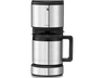 Cafetera de goteo - WMF Stelio Aroma, 1000 W, 1 L, 8 Tazas, Recipiente térmico, Apagado automático, Indicador nivel agua, Cromargan  Acero Inoxidable