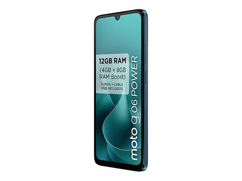 Móvil - Motorola g06 power, Tapestry Blue, 256 GB, 4 GB RAM, 6.88