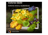 TV QLED 32 - Hisense 32S5Q, Diseño artístico, Modo Arte, Dolby Atmos & DTS X, Blanco