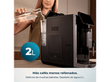Cafetera superautomática - Cecotec Cremmaet Lungo Steam, Vaporizador, 5 bebidas, Pantalla táctil, 19 bares, Thermoblock, Molinillo integrado, Negro