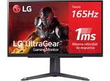 Monitor gaming - LG 27GR75Q, 27, QHD, 1 ms, 50 - 60 Hz, HDMI x2, DisplayPort 1.4, Negro
