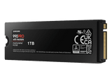 Disco duro SSD interno 1 TB - Samsung 990 PRO M.2, MZ-V9P1T0GW, PCI Express 4.0, 7450 MB/s, 6900 MB/s, Negro