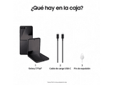 Móvil - Samsung Galaxy ZFlip7, Negro, 512 GB, 12 GB RAM, 6.9 FHD+, Exynos 2500, 4300 mAh, Android 16