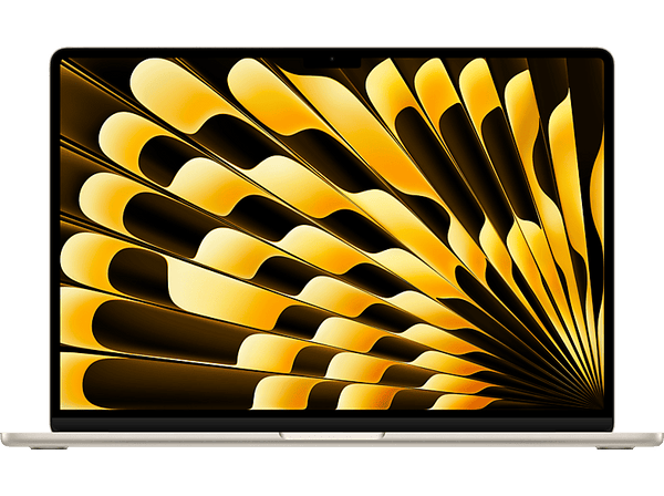Apple MacBook Air (2024)  MXD33Y/A, 15.3" Retina, Chip M3 Apple, CPU de 8 núcleos, GPU de 10 núcleos, 24GB RAM, 512GB de SSD, USB-C 35W, Blanco