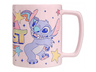 Taza - Sherwood Stitch y Ángel de Lilo & Stitch, Con cubre taza peludo