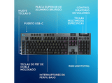 Teclado gaming - Logitech G G915 X Lightspeed, Inalámbrico, RGB, Conectividad tri-mode, Keycontrol, Interruptores mecánicos GL, Personalizable, Negro