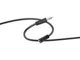 Cable audio - ISY IAU-1009, 3m, 3.5 mm jack a 3.5 mm out, PVC, Negro