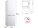Frigorífico combi - LG GBV7180CSW, Total No Frost, 186 cm, 344 l, DoorCooling+™, FRESHConverter™, Blanco