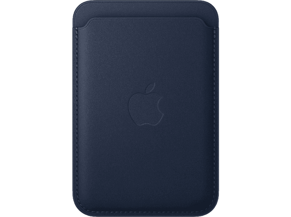 APPLE Cartera de trenzado fino con MagSafe para el iPhone, Azul intenso
