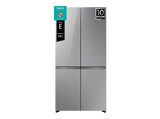 Frigorífico americano - Hisense RQ5P605NSVE, No Frost, 190 cm, 591 L, Kitchen Fit, Cajón de vacío, Inox