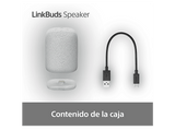 Altavoz inalámbrico - Sony LinkBuds Speaker SRS-LS1H, Bluetooth, Portátil, 25 horas de batería, Resistente al agua,  IPX4, Exteriores, Viajes, Gris