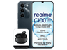 Móvil - realme C100, Sprouting Green, 256GB, 4GB RAM, 6.8" HD+, Dimensity 6300, 6600mAh, Incluye Auriculares realme Techlife Buds