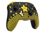Mando Nintendo Switch - Turtle Beach Rematch Wireless Controller Super Mario Star, Cable USB, Brilla en la oscuridad, Hasta 40 horas