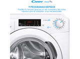 Lavadora carga frontal - Candy Smart Pro CSO 14105 TE/S, 10 kg, 1400rpm, Wi-Fi, Vapor, 17 Programas, Blanco