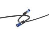 Cable de red - ISY IPC-1010, Cat-6A, 10m, 10 Gbps, Negro