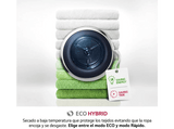 Secadora - LG RH90V9PV2N, Bomba de calor, Independiente, 9kg, 14 programas, Acero Inoxidable