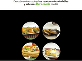 Microondas con grill integrable - LG MGBZ2593F, 900W, 8 niveles, 25 l, Cristal Negro