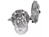 Cafetera tradicional - Jata  Cca3, Aluminio, 3 Tazas, Apto para Vitro, Gas y Eléctrica, Asa Ergonómica, Plata