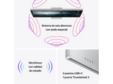 Apple Studio Display, 27 Retina 5K, Vidrio estándar, Soporte con inclinación y altura ajustables, Ultra gran angular de 12 Mpx, Gris