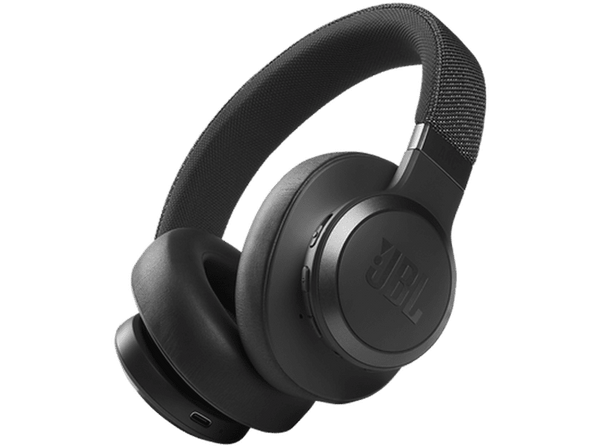 Auriculares inalámbricos - JBL Live 660NC, De diadema, 50 h, Bluetooth  5.0, ANC, USB Tipo-C, Negro